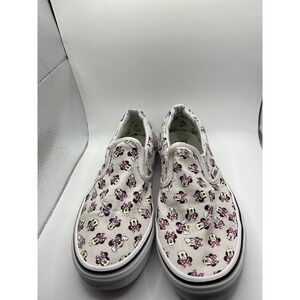 Vans Slip On Disney Minnie Mouse Shoes Kids Size 6 Youth‎ Casual Sneakers